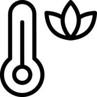 Thermometer Medizin Symbol Symbol Bild Vektor. Illustration von das Temperatur kalt und heiß messen Werkzeug Design Bild.eps 10 vektor