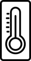 termometer medicin ikon symbol bild vektor. illustration av de temperatur kall och varm mäta verktyg design bild.eps 10 vektor