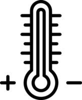 termometer medicin ikon symbol bild vektor. illustration av de temperatur kall och varm mäta verktyg design bild.eps 10 vektor