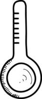 Thermometer Medizin Symbol Symbol Bild Vektor. Illustration von das Temperatur kalt und heiß messen Werkzeug Design Bild.eps 10 vektor