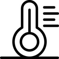 Thermometer Medizin Symbol Symbol Bild Vektor. Illustration von das Temperatur kalt und heiß messen Werkzeug Design Bild.eps 10 vektor