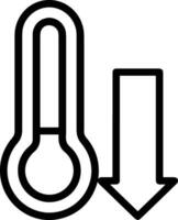 Thermometer Medizin Symbol Symbol Bild Vektor. Illustration von das Temperatur kalt und heiß messen Werkzeug Design Bild.eps 10 vektor