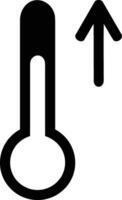 Thermometer Medizin Symbol Symbol Bild Vektor. Illustration von das Temperatur kalt und heiß messen Werkzeug Design Bild.eps 10 vektor