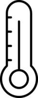 Thermometer Medizin Symbol Symbol Bild Vektor. Illustration von das Temperatur kalt und heiß messen Werkzeug Design Bild.eps 10 vektor