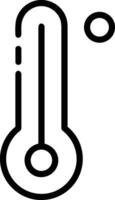 Thermometer Medizin Symbol Symbol Bild Vektor. Illustration von das Temperatur kalt und heiß messen Werkzeug Design Bild.eps 10 vektor