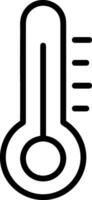 Thermometer Medizin Symbol Symbol Bild Vektor. Illustration von das Temperatur kalt und heiß messen Werkzeug Design Bild.eps 10 vektor