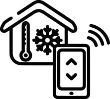 termometer medicin ikon symbol bild vektor. illustration av de temperatur kall och varm mäta verktyg design bild.eps 10 vektor