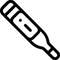 termometer medicin ikon symbol bild vektor. illustration av de temperatur kall och varm mäta verktyg design bild.eps 10 vektor