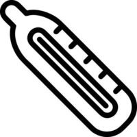 Thermometer Medizin Symbol Symbol Bild Vektor. Illustration von das Temperatur kalt und heiß messen Werkzeug Design Bild.eps 10 vektor