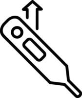 Thermometer Medizin Symbol Symbol Bild Vektor. Illustration von das Temperatur kalt und heiß messen Werkzeug Design Bild.eps 10 vektor