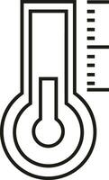 Thermometer Medizin Symbol Symbol Bild Vektor. Illustration von das Temperatur kalt und heiß messen Werkzeug Design Bild.eps 10 vektor