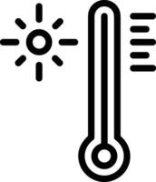 termometer medicin ikon symbol bild vektor. illustration av de temperatur kall och varm mäta verktyg design bild.eps 10 vektor