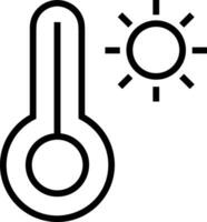 Thermometer Medizin Symbol Symbol Bild Vektor. Illustration von das Temperatur kalt und heiß messen Werkzeug Design Bild.eps 10 vektor