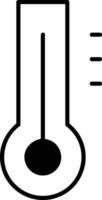 termometer medicin ikon symbol bild vektor. illustration av de temperatur kall och varm mäta verktyg design bild.eps 10 vektor