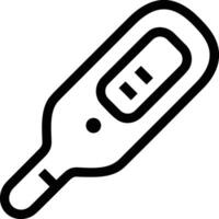 Thermometer Medizin Symbol Symbol Bild Vektor. Illustration von das Temperatur kalt und heiß messen Werkzeug Design Bild.eps 10 vektor