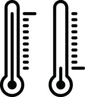 Thermometer Medizin Symbol Symbol Bild Vektor. Illustration von das Temperatur kalt und heiß messen Werkzeug Design Bild.eps 10 vektor