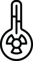 Thermometer Medizin Symbol Symbol Bild Vektor. Illustration von das Temperatur kalt und heiß messen Werkzeug Design Bild.eps 10 vektor