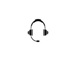 Headset Symbol Vektor Illustration Logo Vorlage zum viele Zweck. isoliert auf Weiß Hintergrund