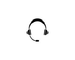 Headset Symbol Vektor Illustration Logo Vorlage zum viele Zweck. isoliert auf Weiß Hintergrund