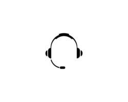 Headset Symbol Vektor Illustration Logo Vorlage zum viele Zweck. isoliert auf Weiß Hintergrund