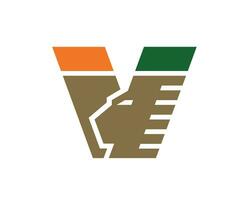 venezia klubb symbol logotyp serie en fotboll Italien abstrakt design vektor illustration