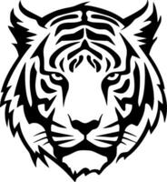 Tiger - - minimalistisch und eben Logo - - Vektor Illustration