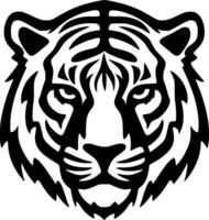 Tiger - - minimalistisch und eben Logo - - Vektor Illustration