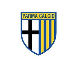 Parma Verein Symbol Logo Serie ein Fußball kalcio Italien abstrakt Design Vektor Illustration