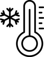 termometer medicin ikon symbol bild vektor. illustration av de temperatur kall och varm mäta verktyg design bild.eps 10 vektor