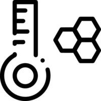 termometer medicin ikon symbol bild vektor. illustration av de temperatur kall och varm mäta verktyg design bild.eps 10 vektor