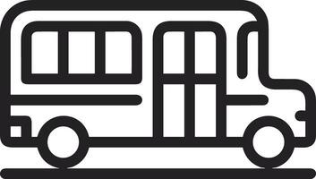 Bus Transport Symbol Symbol Vektor Bild. Illustration von das Silhouette Bus Transport Öffentlichkeit Reise Design Bild. eps 10