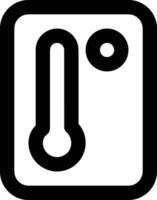 termometer medicin ikon symbol bild vektor. illustration av de temperatur kall och varm mäta verktyg design bild.eps 10 vektor