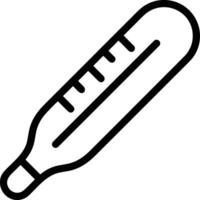 termometer medicin ikon symbol bild vektor. illustration av de temperatur kall och varm mäta verktyg design bild.eps 10 vektor