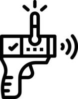 Thermometer Medizin Symbol Symbol Bild Vektor. Illustration von das Temperatur kalt und heiß messen Werkzeug Design Bild.eps 10 vektor