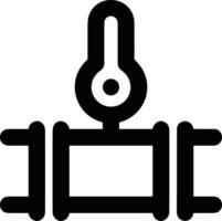 termometer medicin ikon symbol bild vektor. illustration av de temperatur kall och varm mäta verktyg design bild.eps 10 vektor