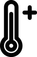 Thermometer Medizin Symbol Symbol Bild Vektor. Illustration von das Temperatur kalt und heiß messen Werkzeug Design Bild.eps 10 vektor