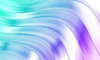 cyan und violett glänzend Wellen abstrakt Hintergrund vektor