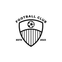 vektor fotboll logotyp eller fotboll logotyp fotboll klubb tecken