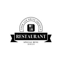 Logo Vorlage mit Monogramm Elemente und gedeihen Ornament zum Restaurant, Verein, Boutique, Cafe, Hotel Karte. Vektor Illustration