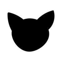 Halloween Katze unheimlich Farbe süß schwarz Element vektor