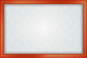 Chinesisch Neu Jahr Laterne Festival orientalisch Rahmen Fenster Hintergrund rot Gold Text Raum Bereich Vorlage Design vektor