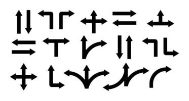 Pfeil oder Richtung einstellen Symbol. Geographisches Positionierungs System Element, Ort schwarz einfach Design. Vektor zum Flyer, Karte, Netz, App.