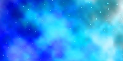 ljusblå vektormönster med abstrakta stjärnor. dekorativ illustration med stjärnor på abstrakt mall. design för din företagsreklam. vektor