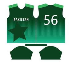 Pakistan Kricket Mannschaft Sport Kind Design oder Pakistan Kricket Jersey Design vektor