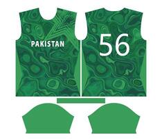 Pakistan Kricket Mannschaft Sport Kind Design oder Pakistan Kricket Jersey Design vektor