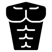 abs-Glyphen-Symbol vektor