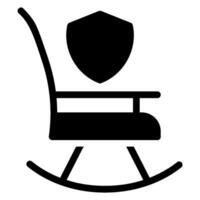 die Pension Glyphe Symbol vektor