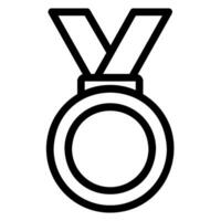 Symbol für die Medaillenlinie vektor