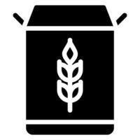 Getreide-Glyphe-Symbol vektor
