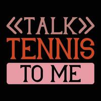 Tennis T-Shirt Design Datei vektor